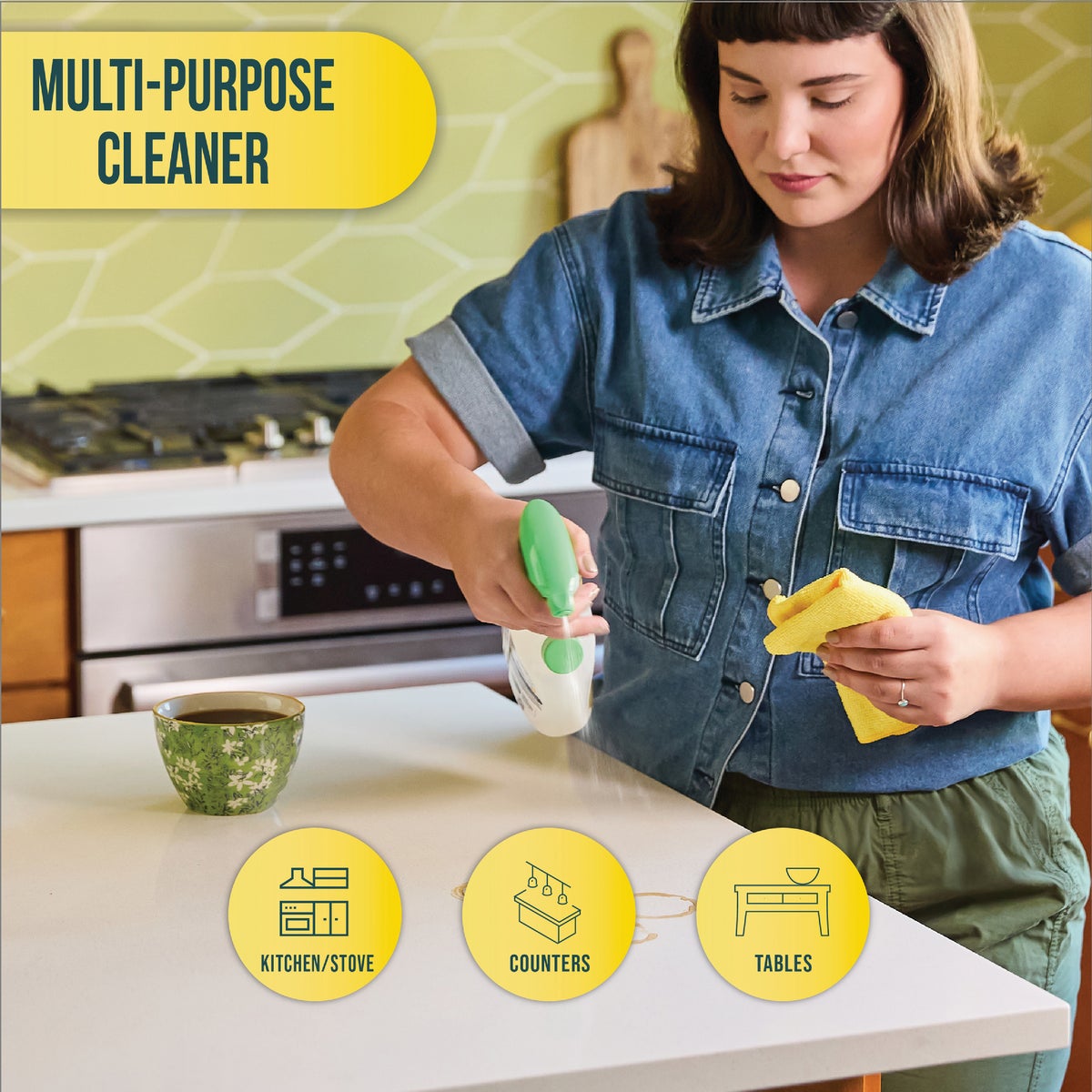 Mean Green 28 Oz. Citrus & Green Tea Refillable Multi-Purpose Cleaner Image 6