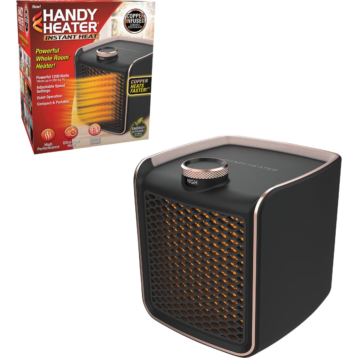 Handy Heater Instant Heat Ceramic Space Heater