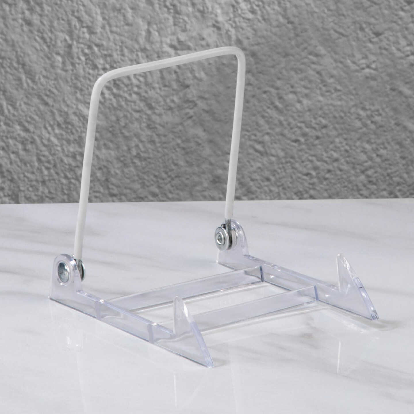 Tripar 3-3/4 In. W. x 5-1/2 In. D. x 4-1/2 In. H. Adjustable Easel Acrylic Display Stand Image 2