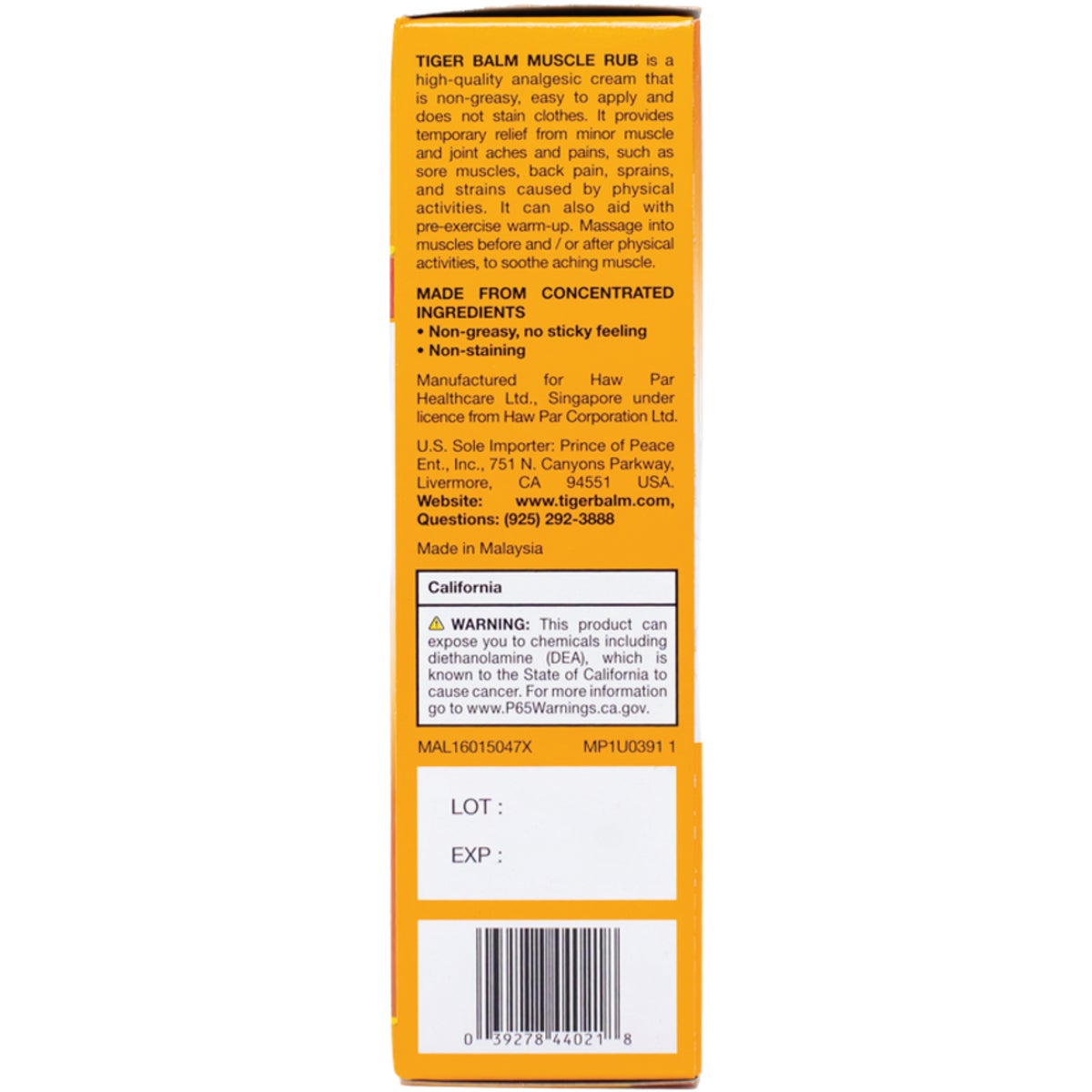 Tiger Balm 2 Oz. Muscle Rub Image 2