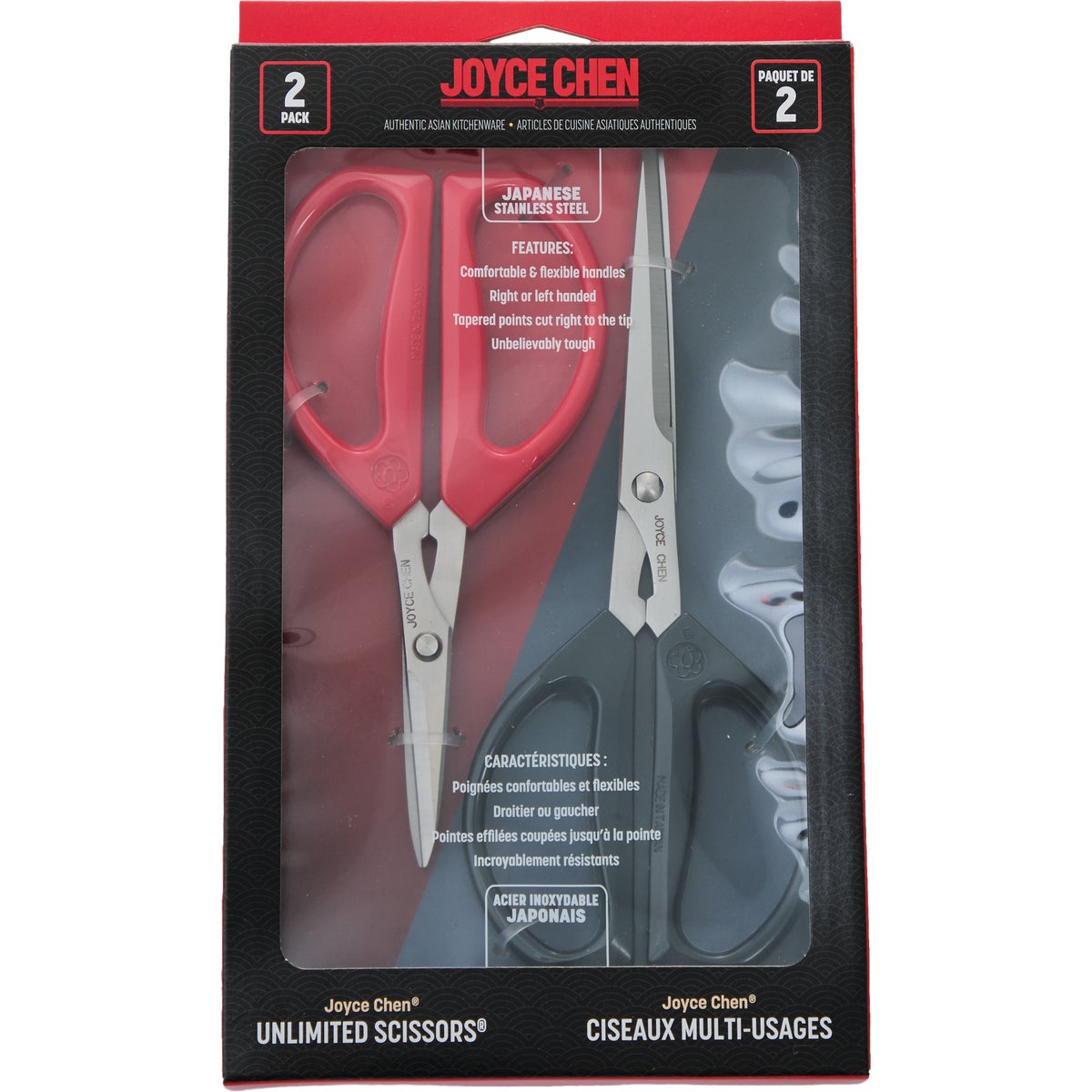 Joyce Chen 8 In. Deluxe and 6 In. Original Unlimited Scissors (2-Pack) Image 4