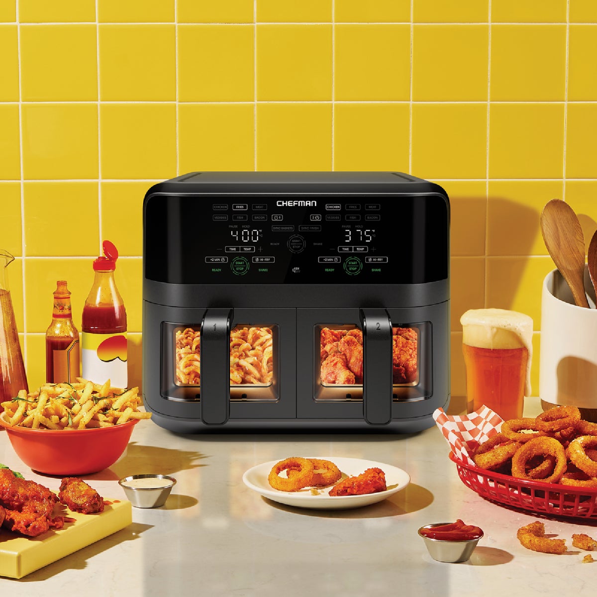 Chefman TurboFry Touch 9 Qt.  Air Fryer Image 2