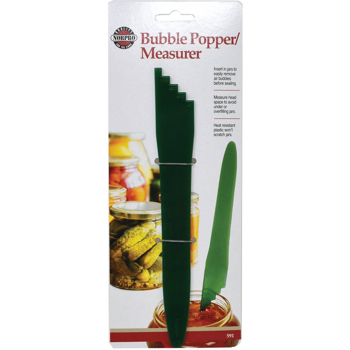 Norpro 9 In. Canning Bubble Popper/Measurer