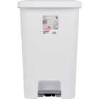 Sterilite 11.9 Gal. White StepOn Wastebasket Image 4