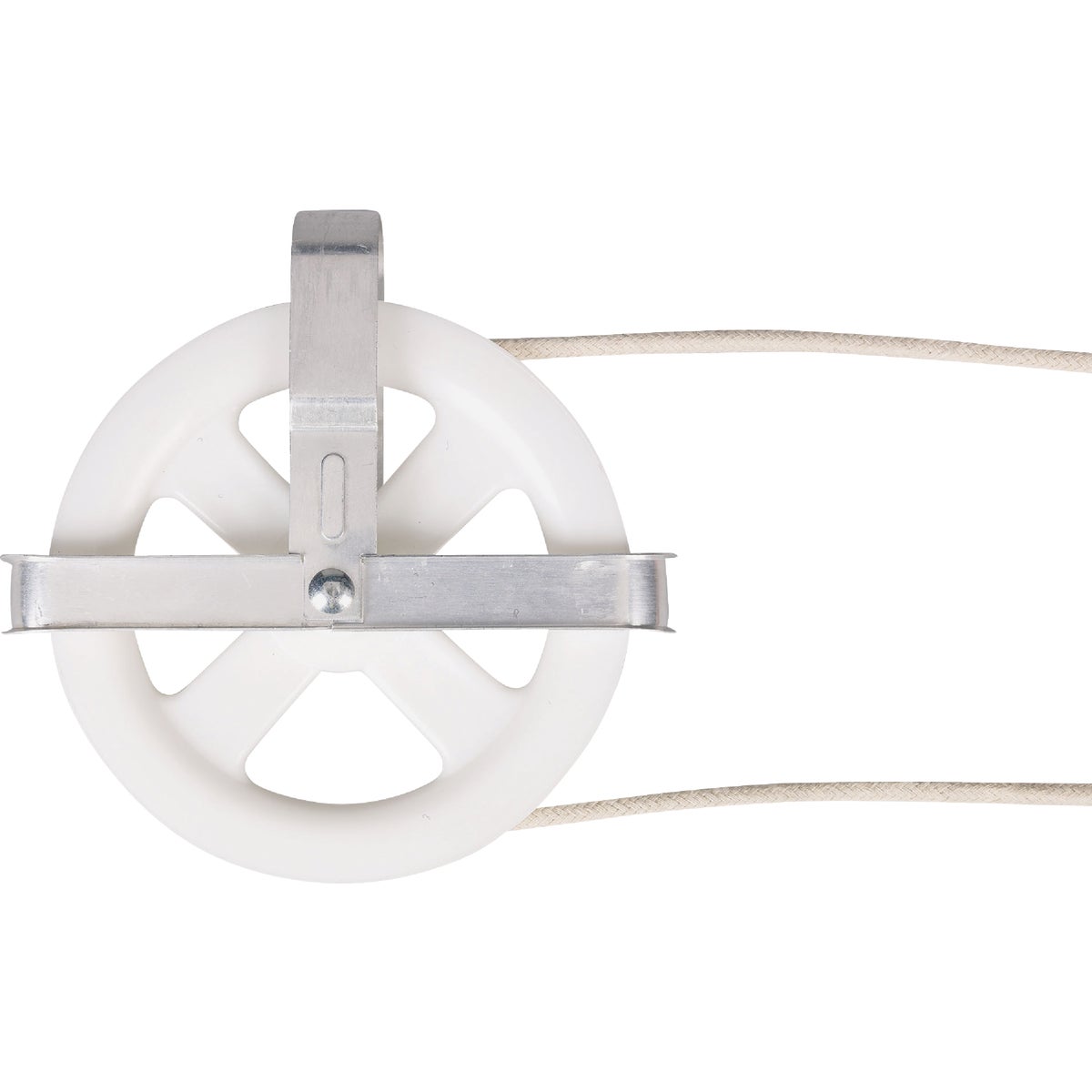 Household Essentials 5 In. Poly Wheel/Aluminum Strap Clothesline Pulley Image 3
