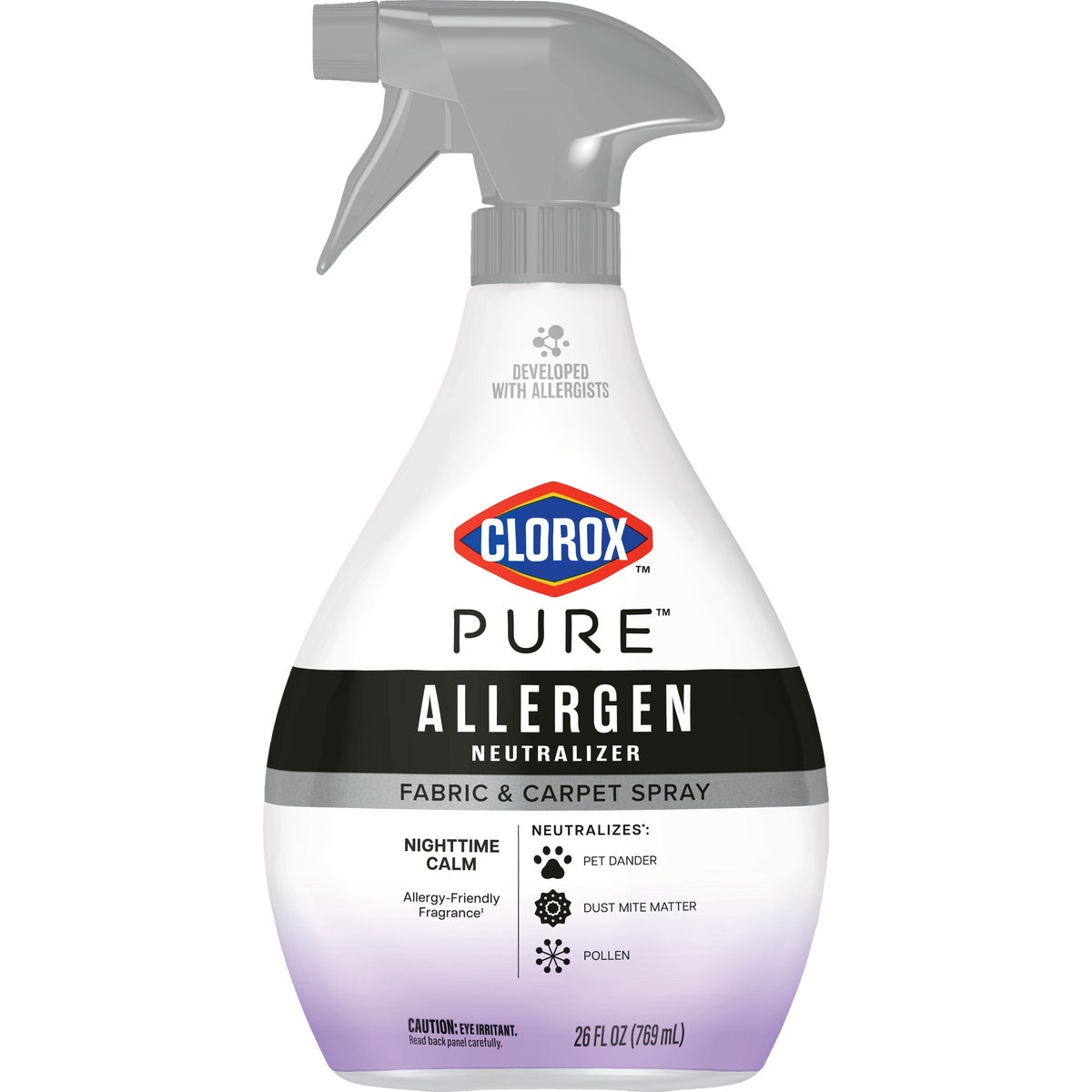 Clorox 26 Oz. PURE Allergen Neutralizer Fabric and Carpet Spray, Nighttime Calm