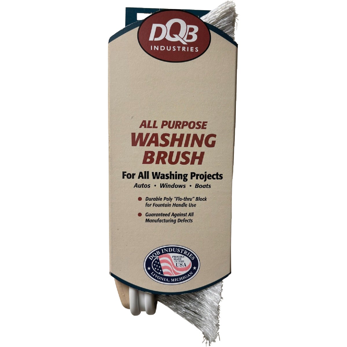 DQB 10 In. Rectangle Flagged Synthetic Window Brush Image 2