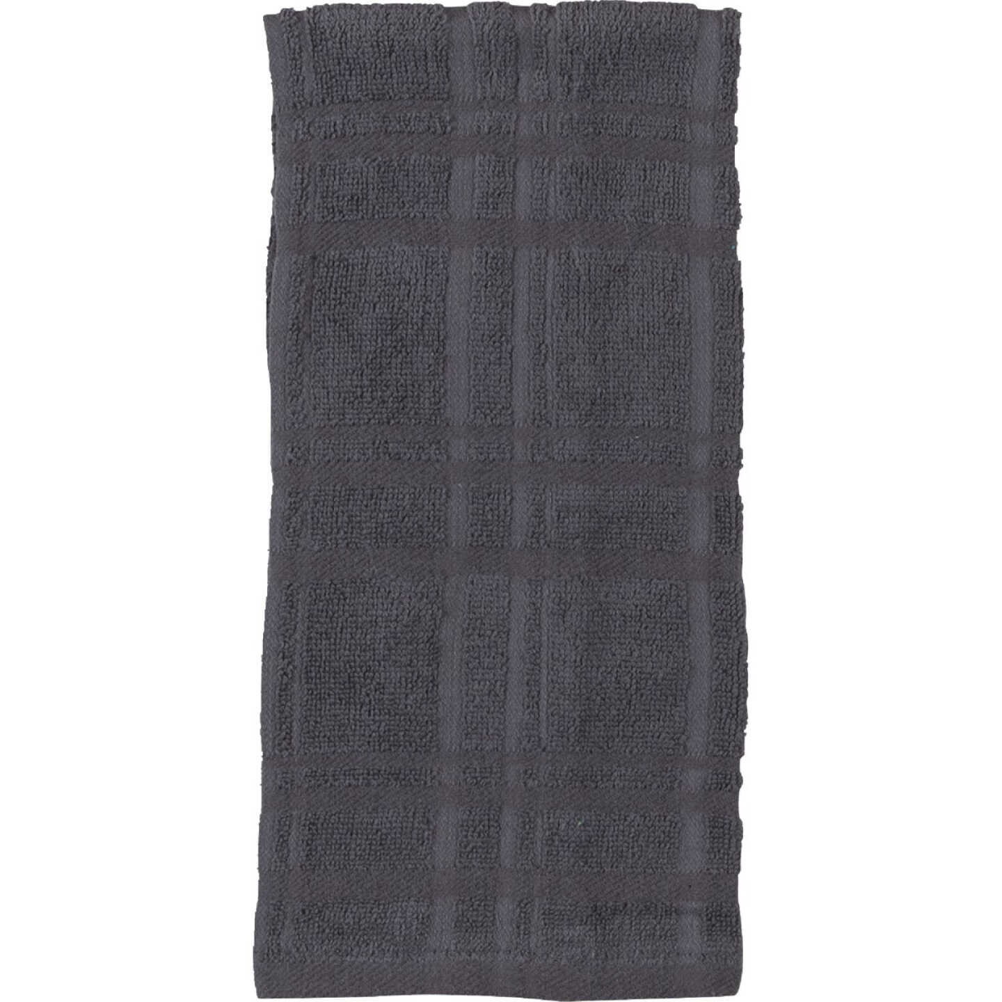 Kay Dee Designs Charcoal Solid Terry Kitchen Towel (2-Pack) Image 1