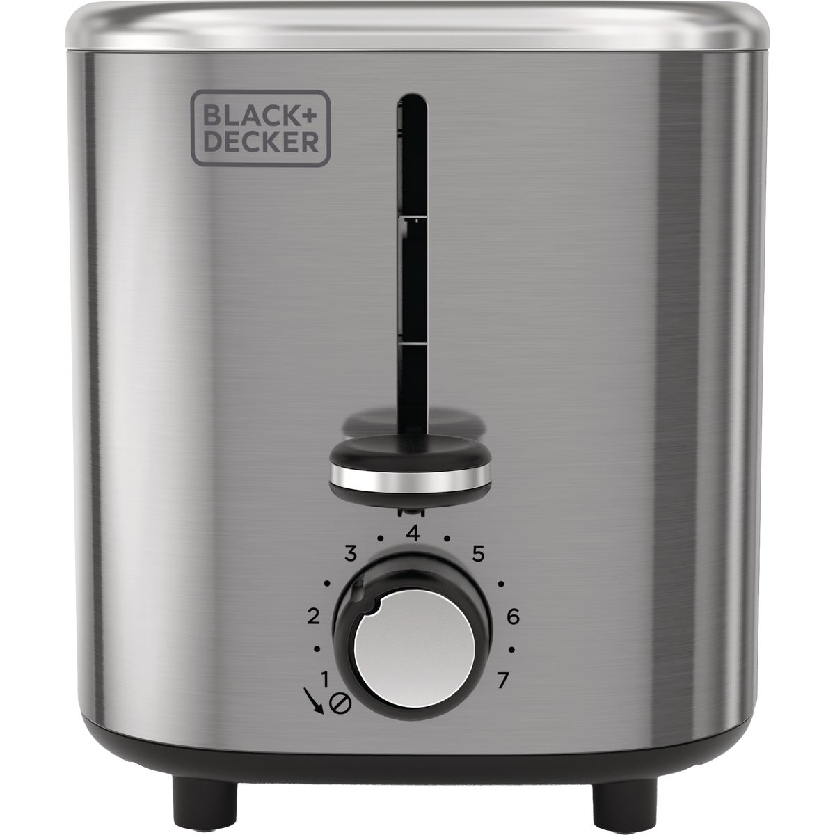 Black & Decker 2-Slice Toaster with Extra Wide Slots, Stainless Steel Image 3
