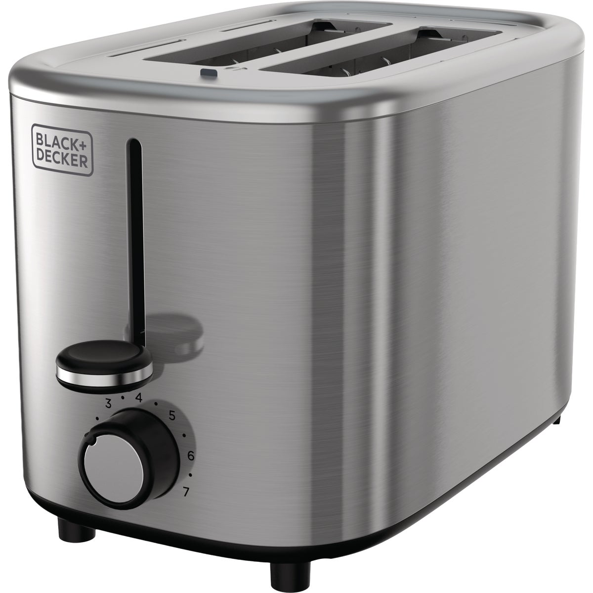 Black & Decker 2-Slice Toaster with Extra Wide Slots, Stainless Steel