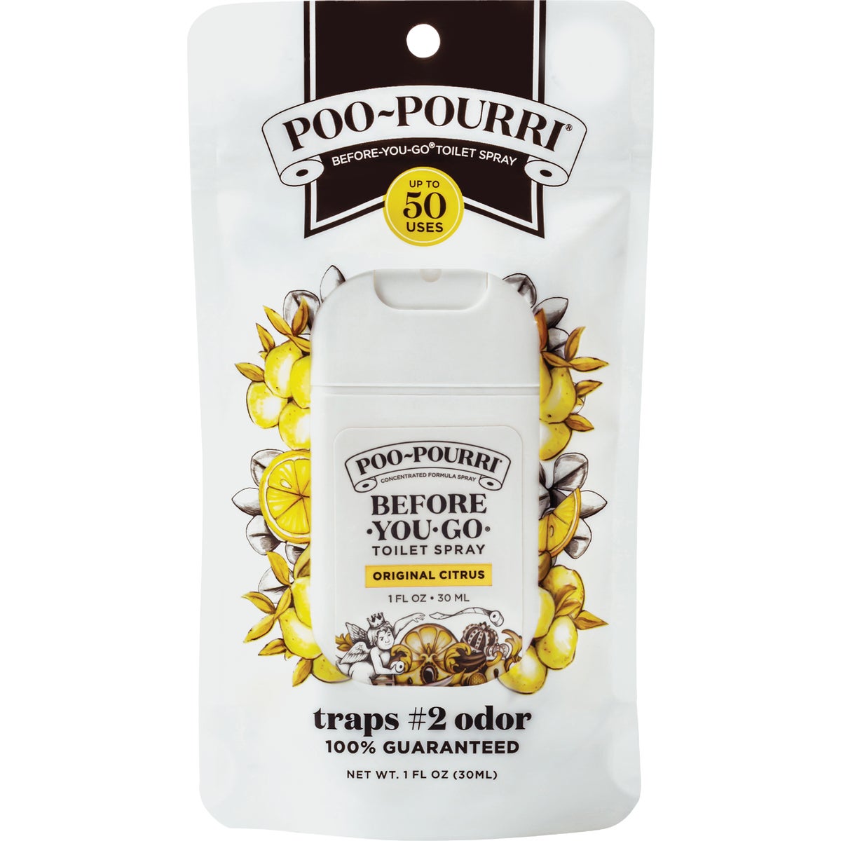 Poo- Pourri 1 Oz. Original Citrus Pocket Sprayer with Pouch