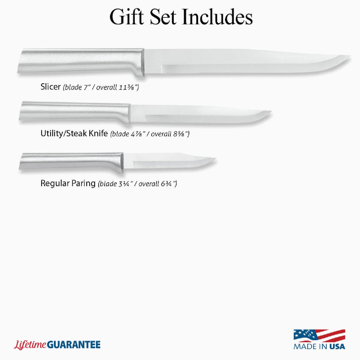 Rada Cutlery 3-Piece Housewarming Knife Set Image 2