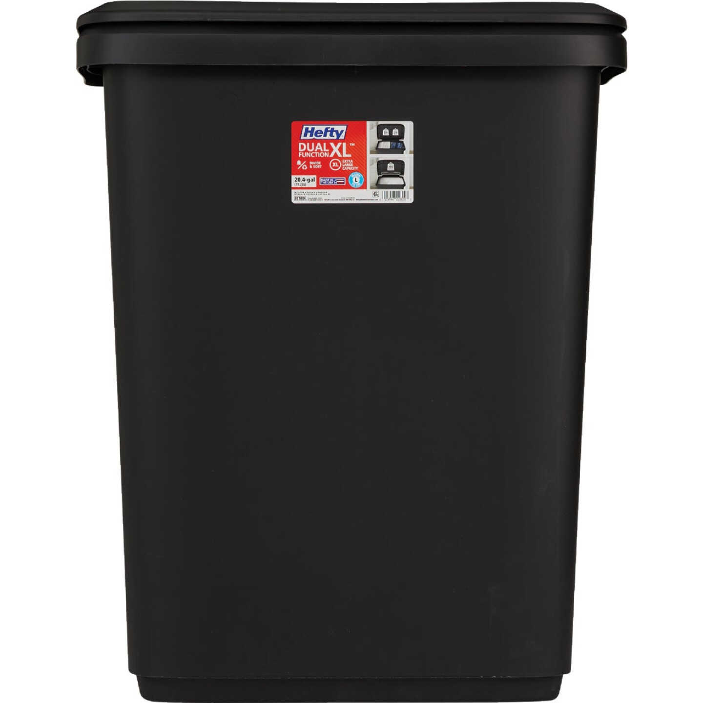 Hefty 20.4 Gal. Dual Function Trash Can Image 6