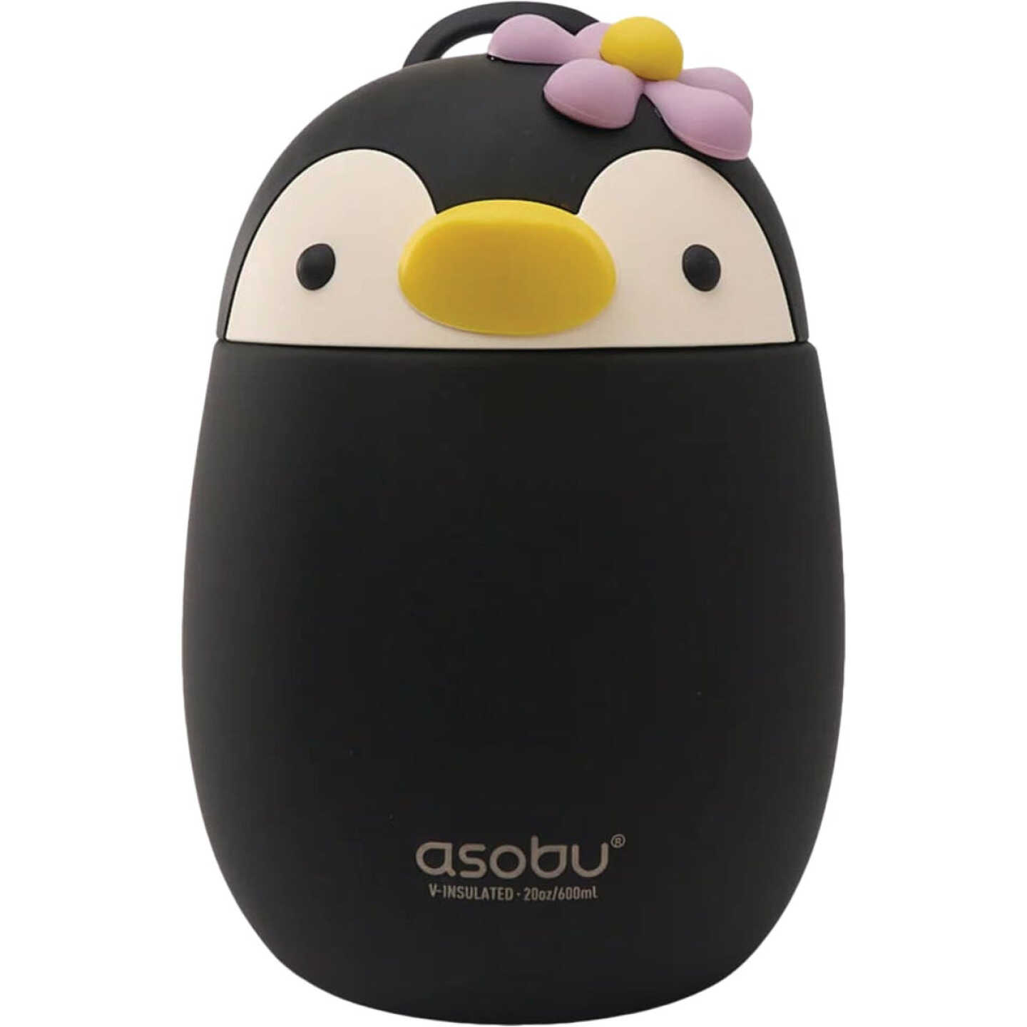 Ad-N-Art 20 Oz. Bestie Foodies Insulated Food Storage Jar, Penguin Image 1