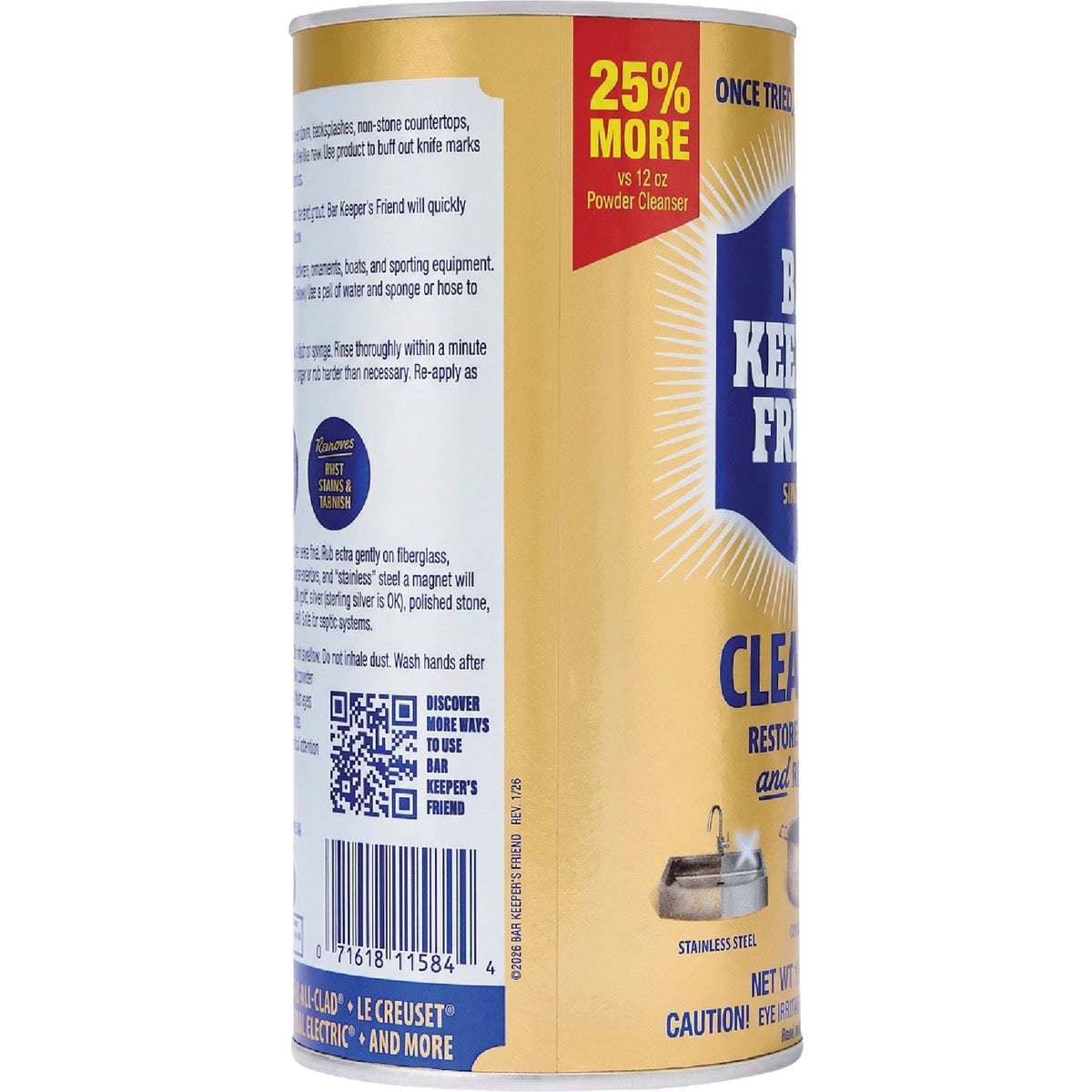 Bar Keepers Friend 15 Oz. Cleanser  Image 4