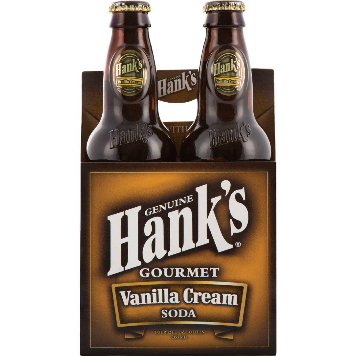 Hank's 12 Oz. Premium Vanilla Cream Soda (4-Pack) Image 2