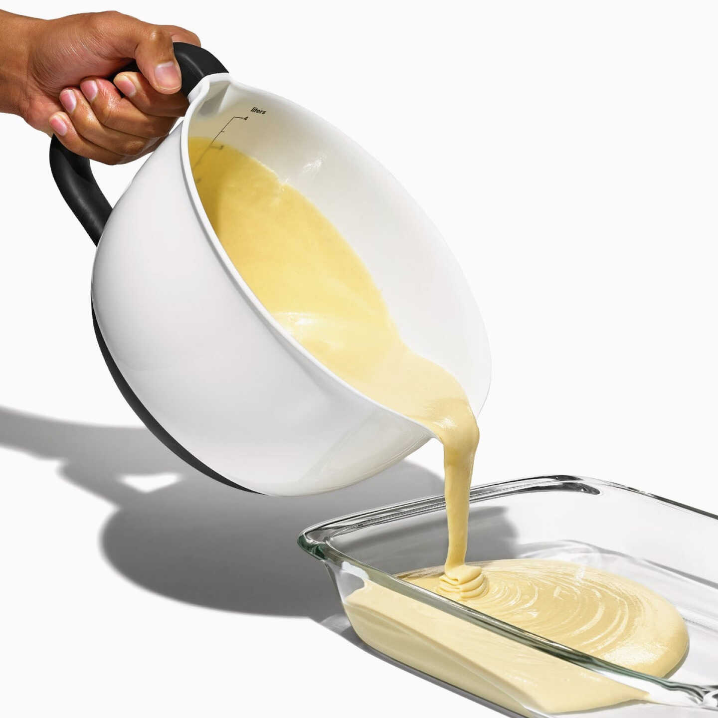 OXO Good Grips 4 Qt. Batter Mixing Bowl with Lid Image 2
