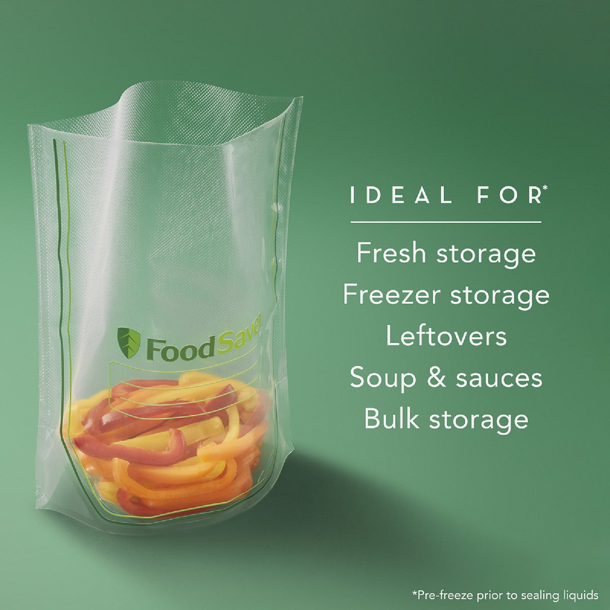 FoodSaver Easy Fill Qt. Vacuum Sealer Bags (16-Count) Image 2