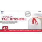 True Value 13 Gal. Drawstring Kitchen Trash Bags (45-Count) Image 1