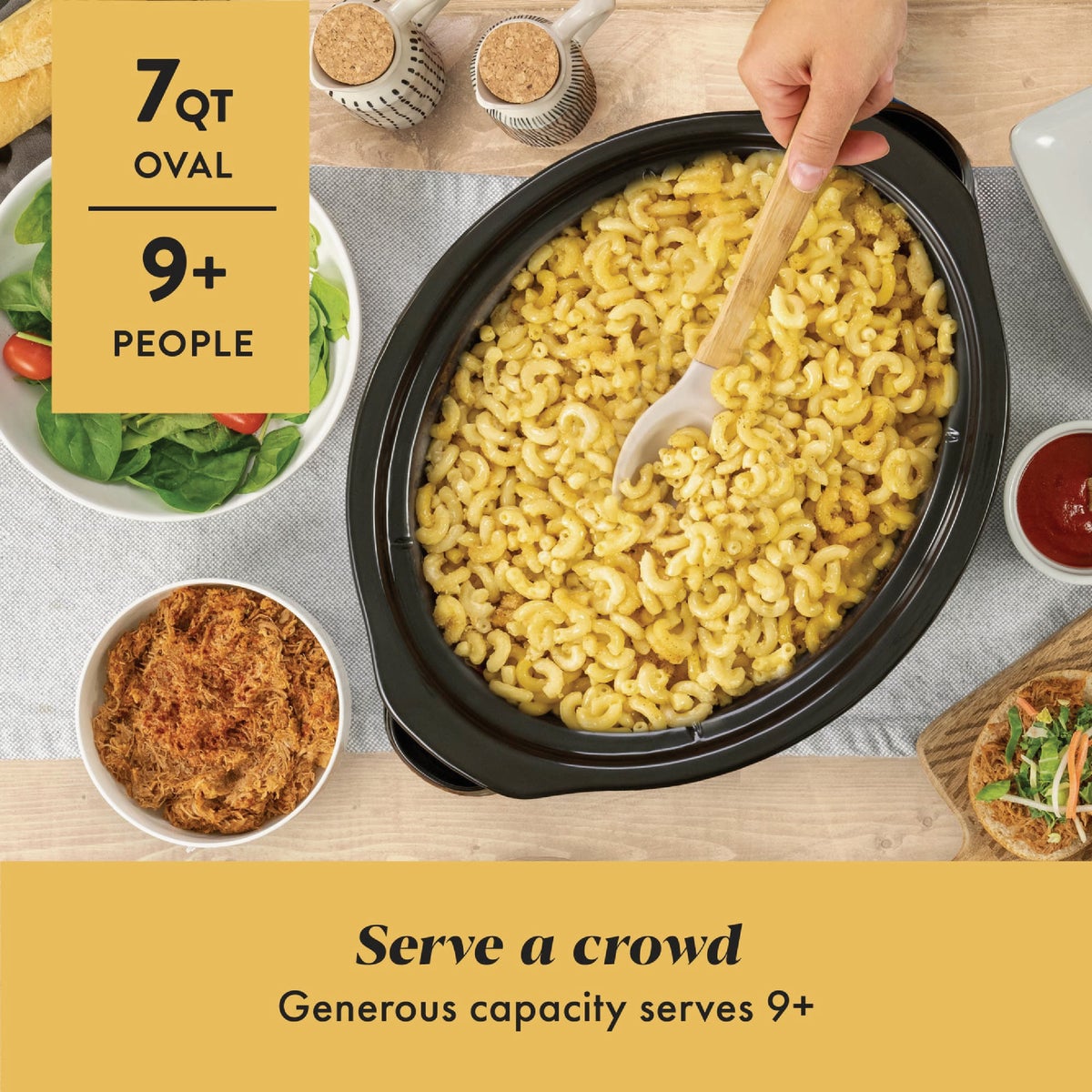 Crock-Pot 7 Qt. Stainless Steel Manual Slow Cooker Image 5