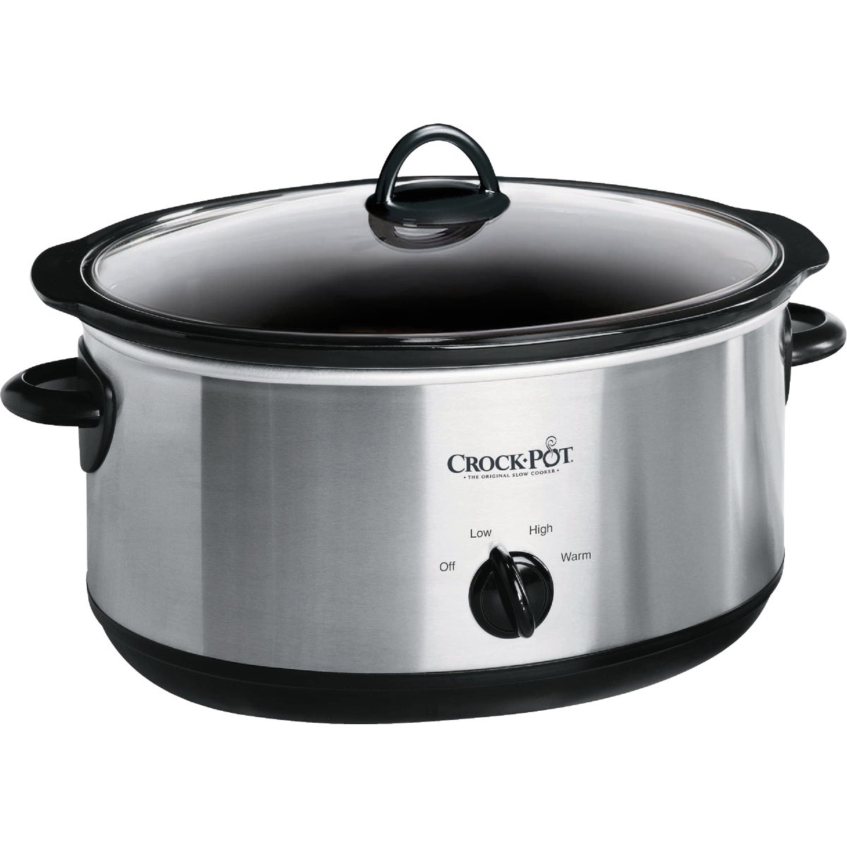 Crock-Pot 7 Qt. Stainless Steel Manual Slow Cooker