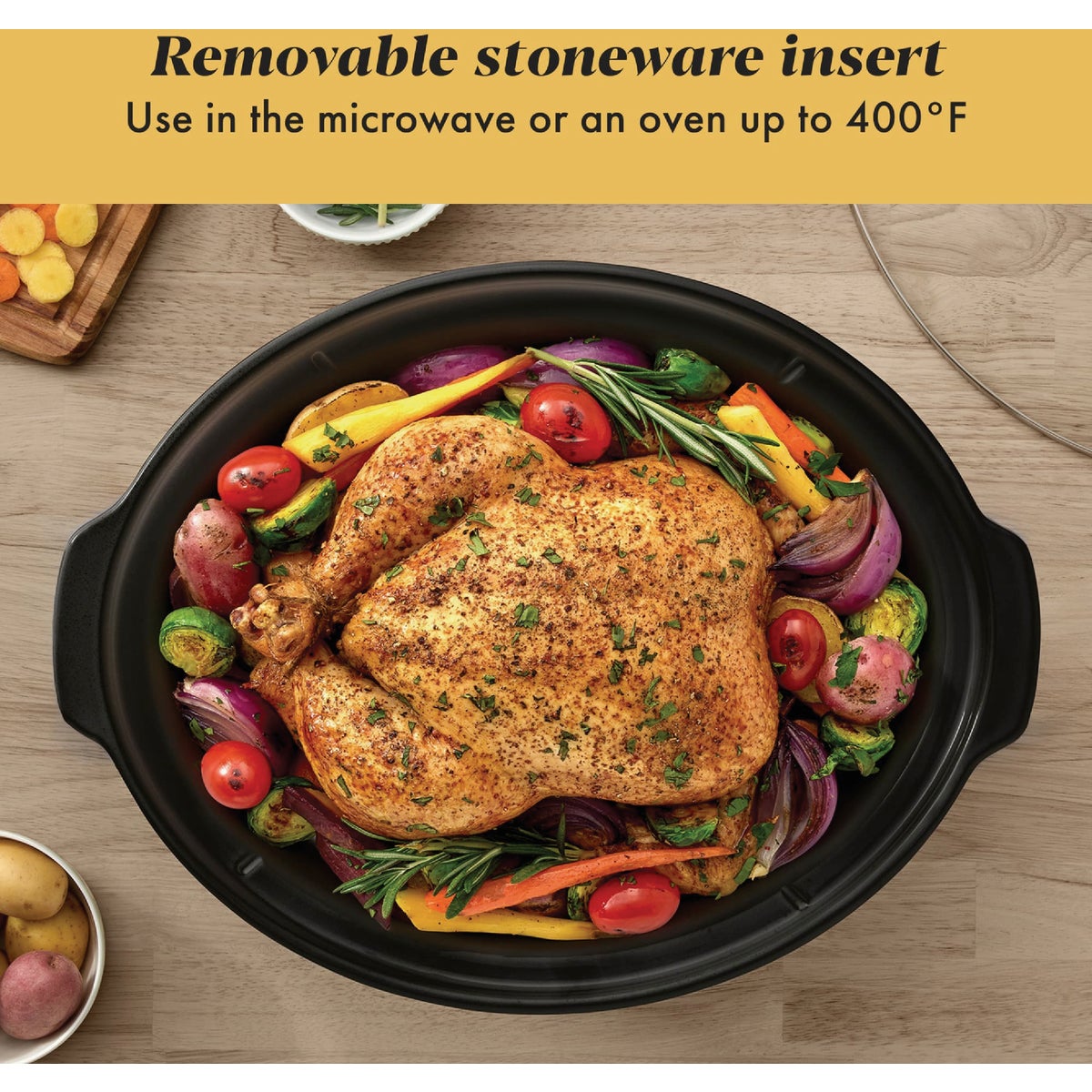 Crock-Pot 7 Qt. Stainless Steel Manual Slow Cooker Image 6