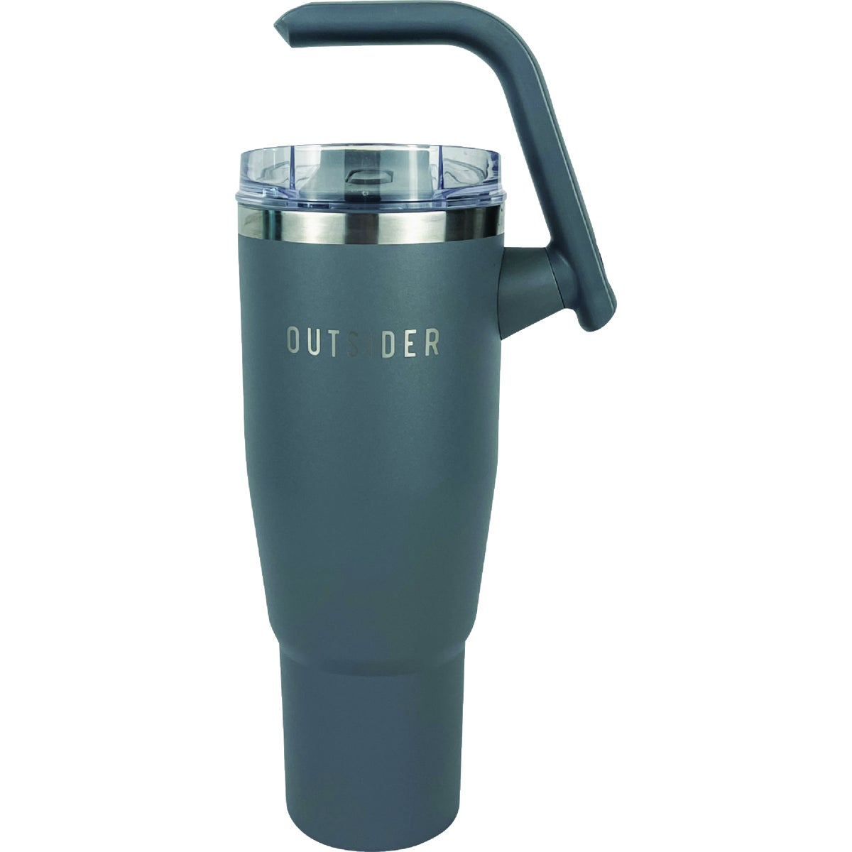 Outsider 40 Oz. Insulated Tumbler with Swivel Handle, Charcoal Image 2