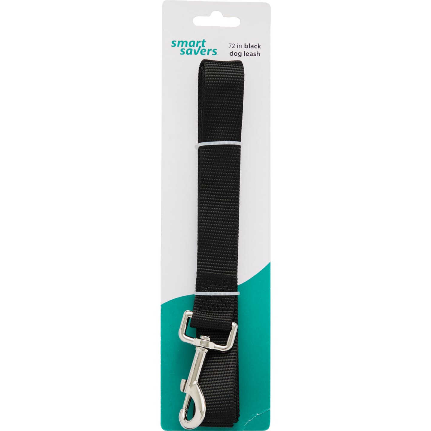 Smart Savers 1 In. W. x 72 In. L. Black Dog Leash Image 1