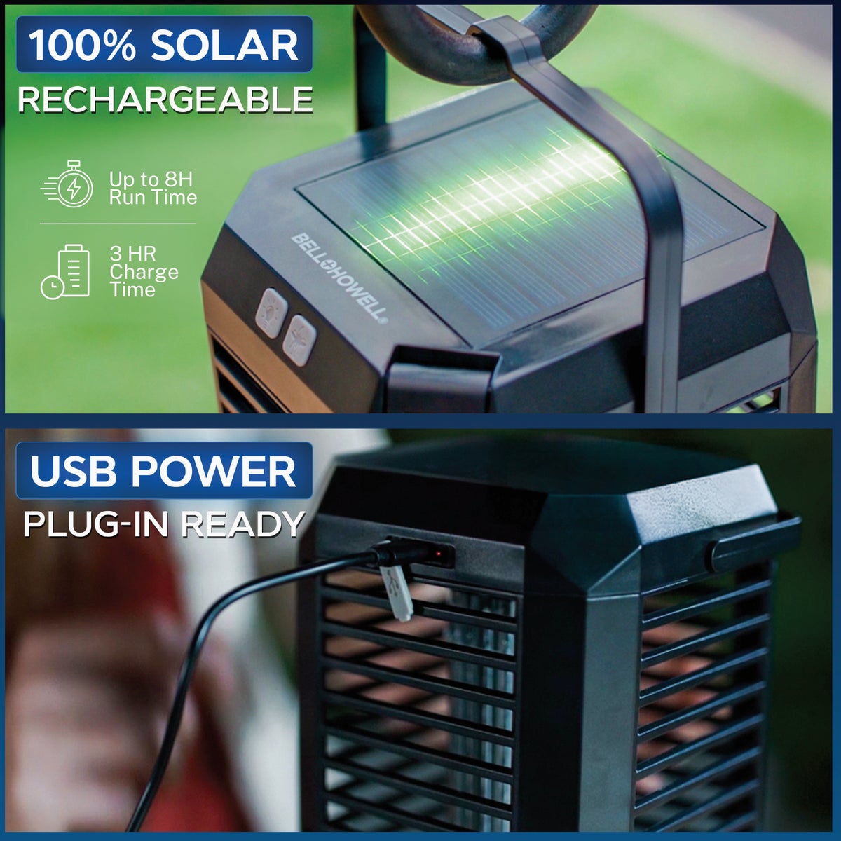 Bell+Howell Rogue Solar Lantern & Bug Zapper Image 5