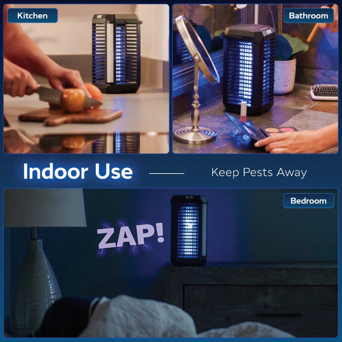 Bell+Howell Rogue Solar Lantern & Bug Zapper Image 3