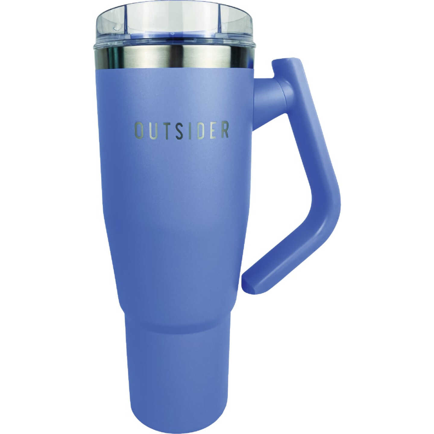 Outsider 40 Oz. Insulated Tumbler with Swivel Handle, Cornflower Blue Image 1
