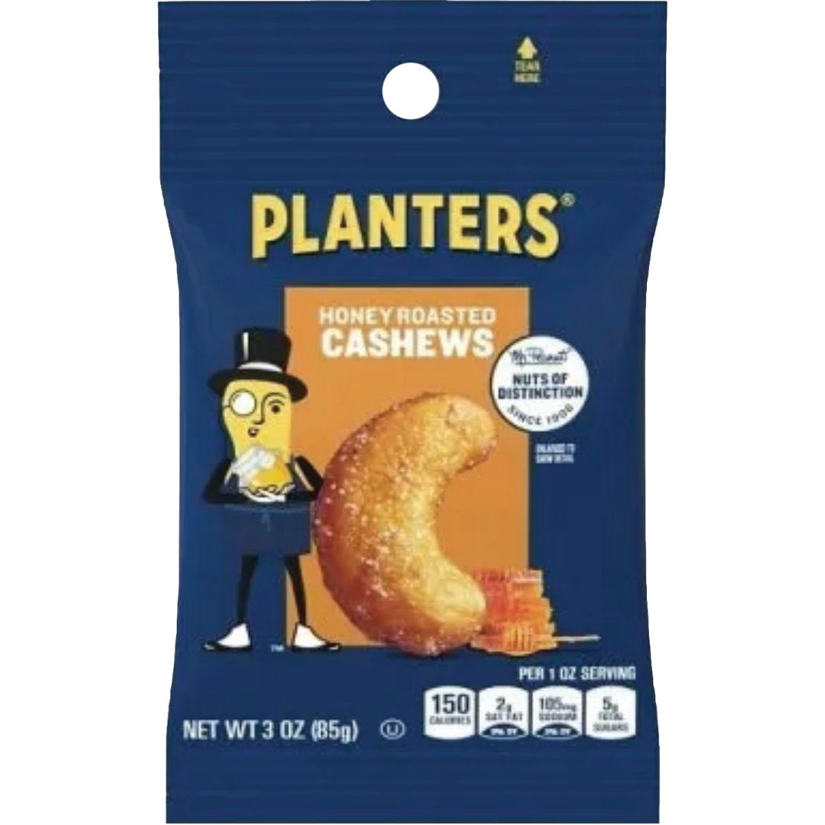 Planters 3 Oz. Honey Cashews Image 1