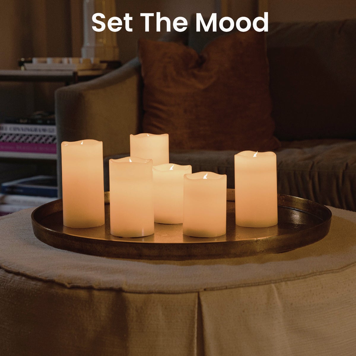 Bell+Howell Candle Brights Flameless Candles (6-Pack) Image 2