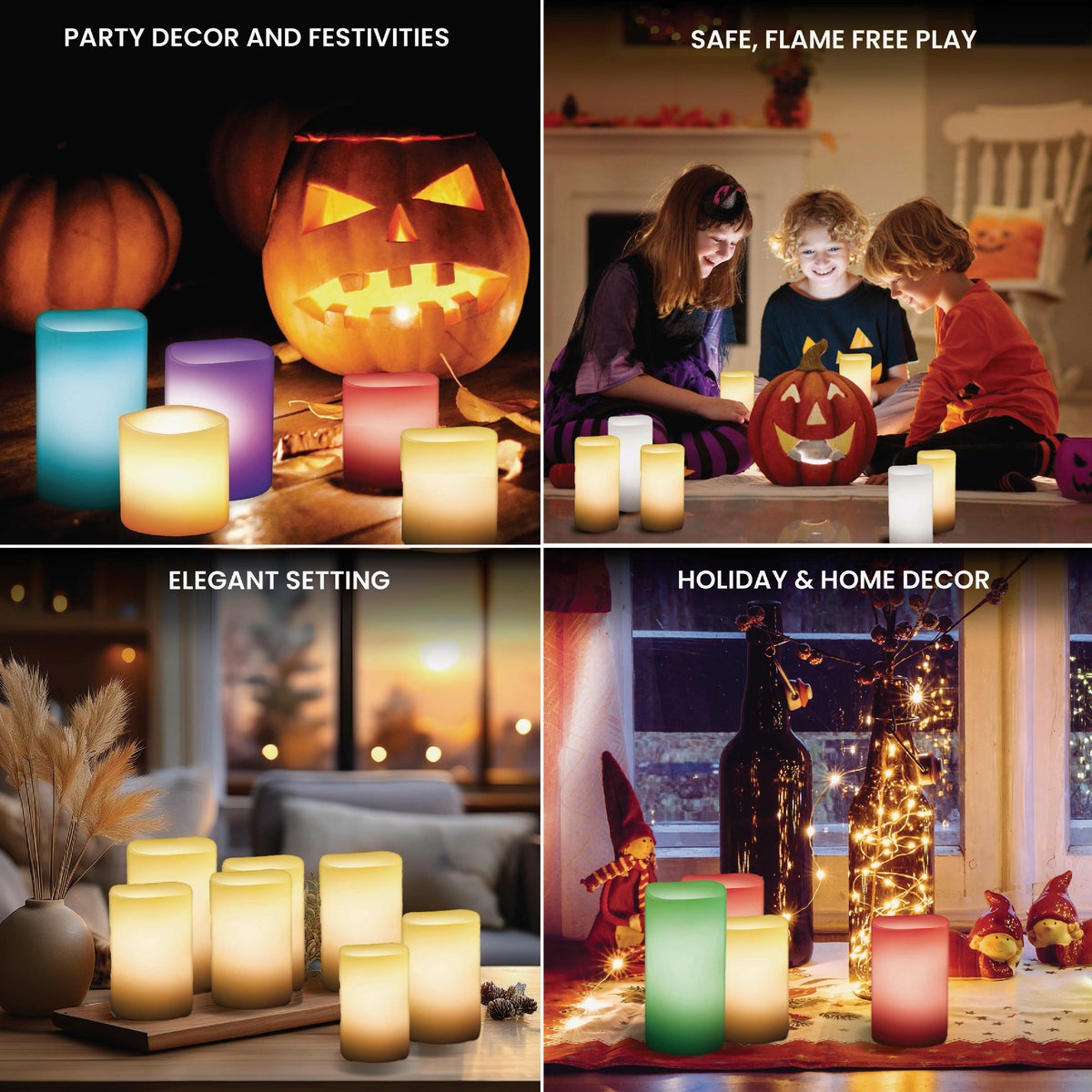 Bell+Howell Candle Brights Flameless Candles (6-Pack) Image 3