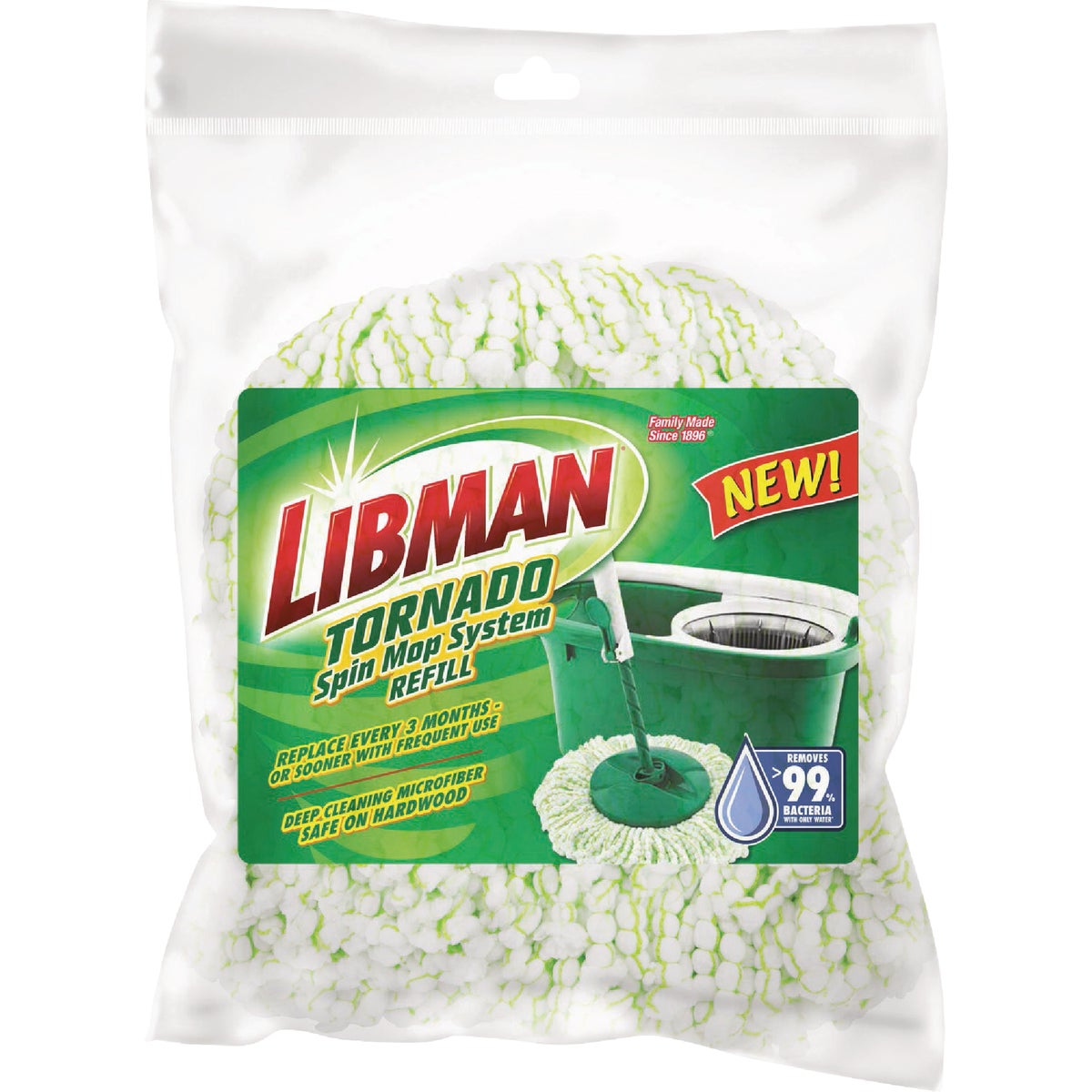 Libman Tornado Spin Mop Refill Image 2