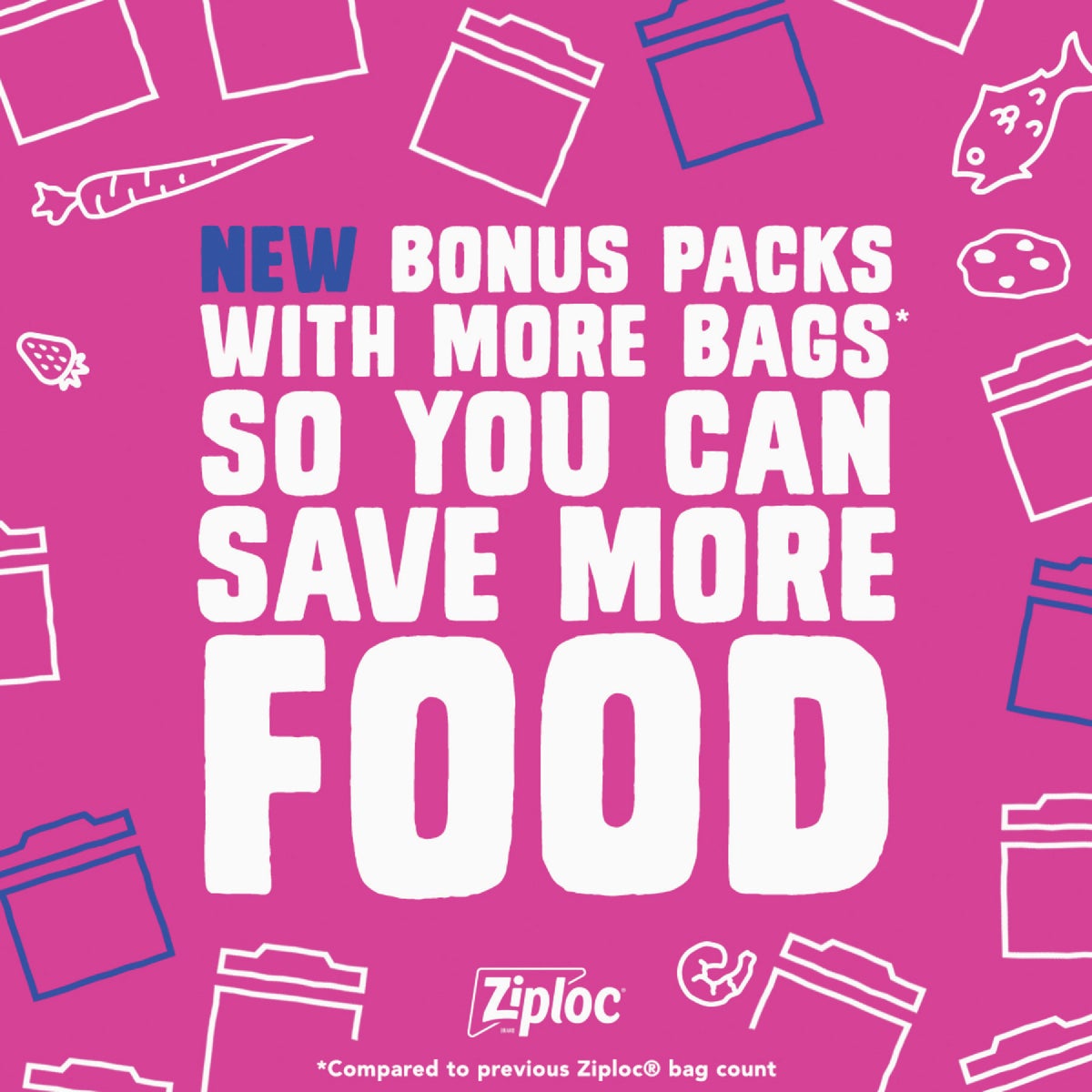 Ziploc 1Gal. Double Zipper Food Storage Bag (22-Count) Image 4