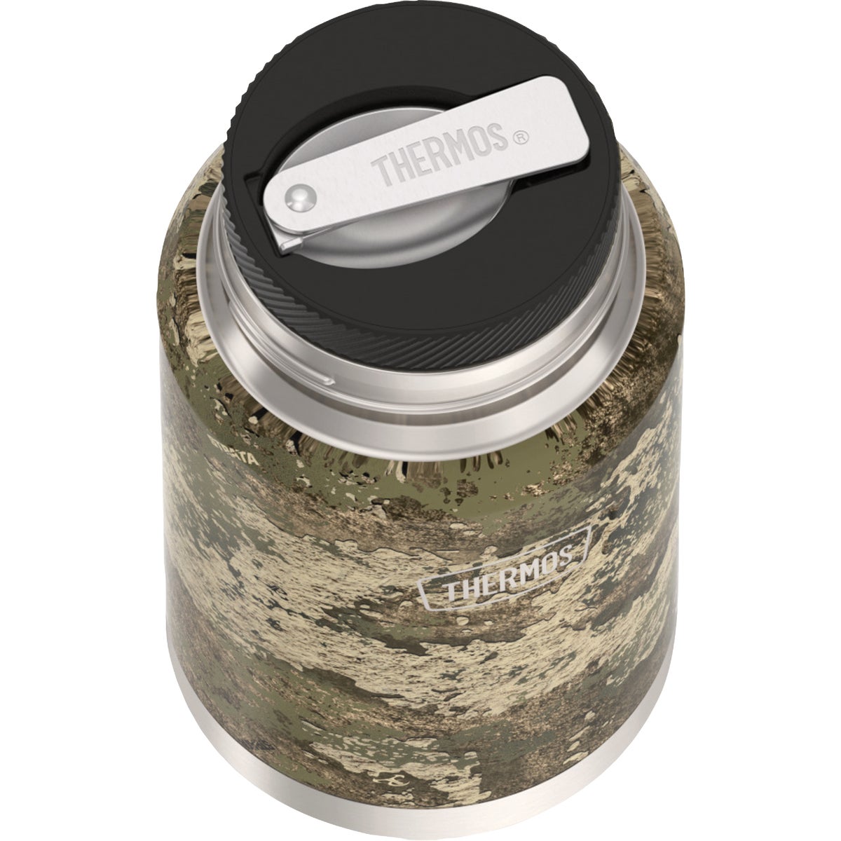 Thermos 24 Oz. Icon Camo Food Jar with Stainless Steel Spoon Image 3