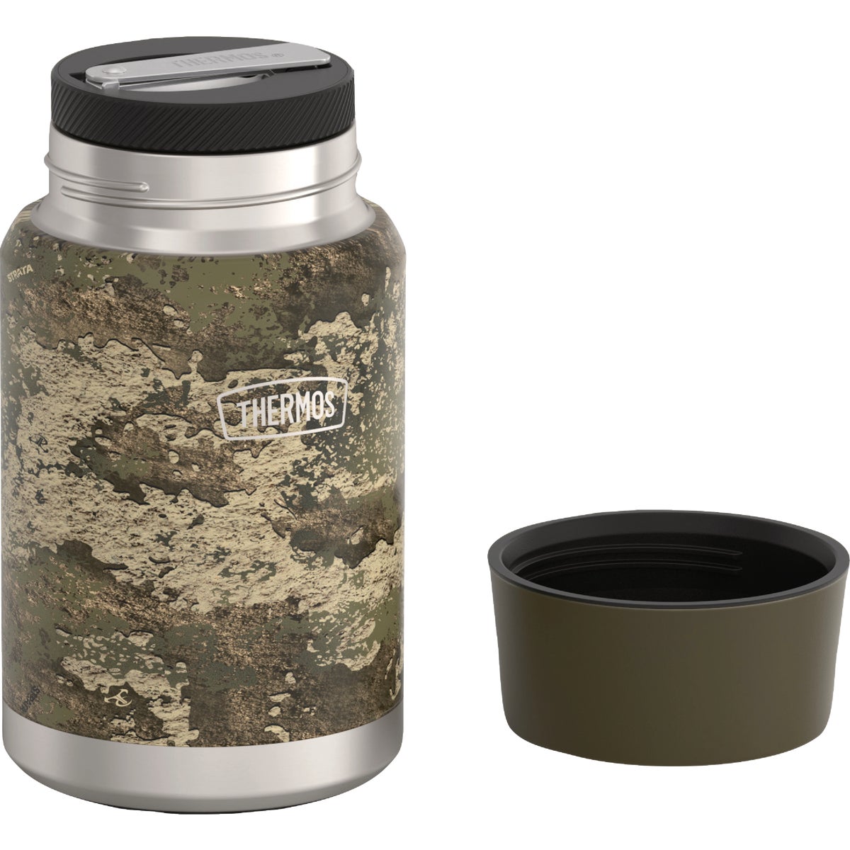 Thermos 24 Oz. Icon Camo Food Jar with Stainless Steel Spoon Image 2