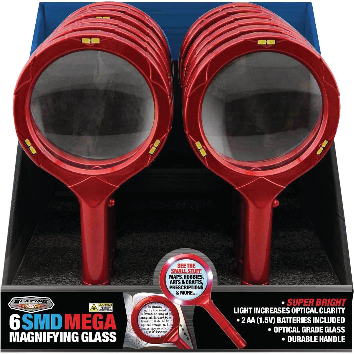 Shawshank Ledz 6 SMD Mega Magnifying Glass with LED Light