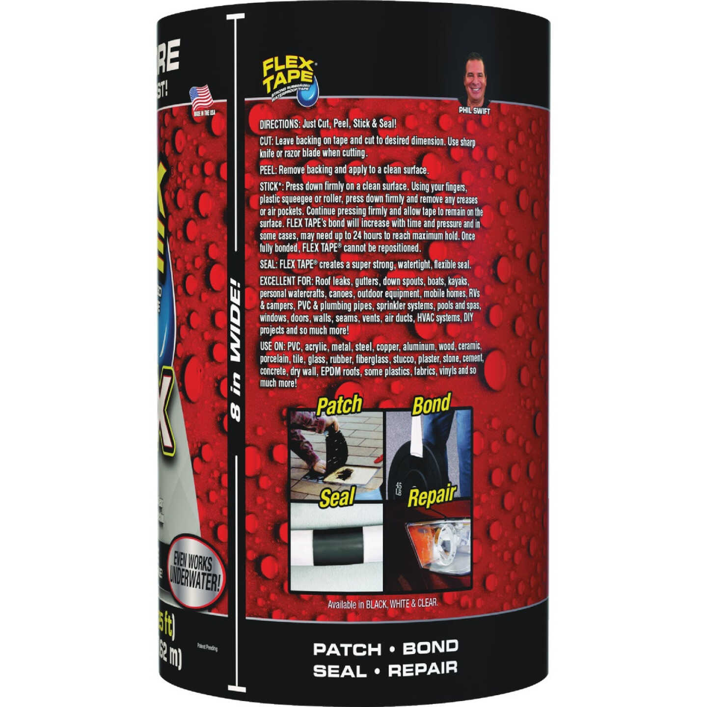 Flex Tape MAX 8 In. x 25 Ft. Duct Tape Image 4