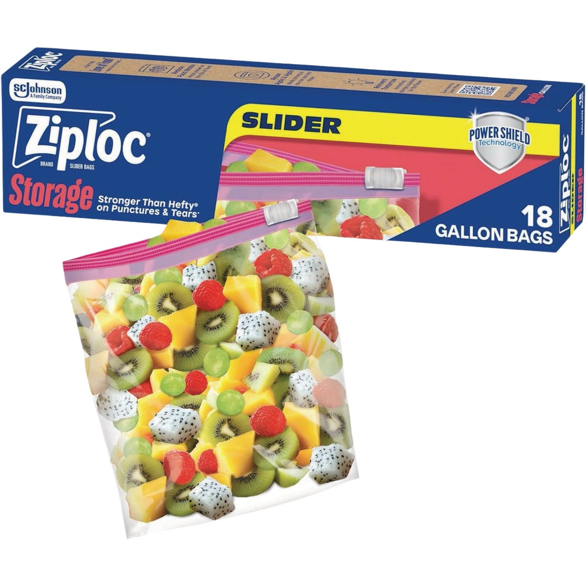 Ziploc 1 Gal. Slider Storage Bag (18-Count)