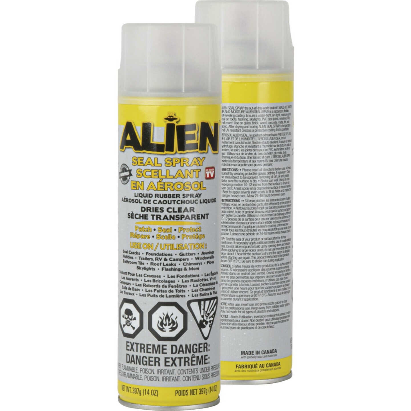 Alien 14 Oz. Seal Spray, Clear Image 1