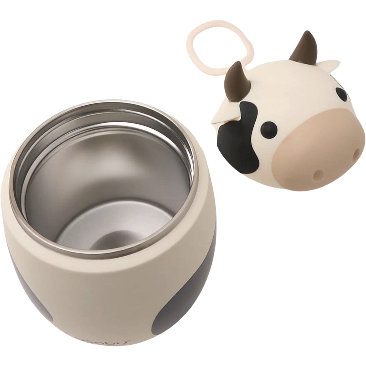 Ad-N-Art 20 Oz. Bestie Foodies Insulated Food Storage Jar, Cow Image 4