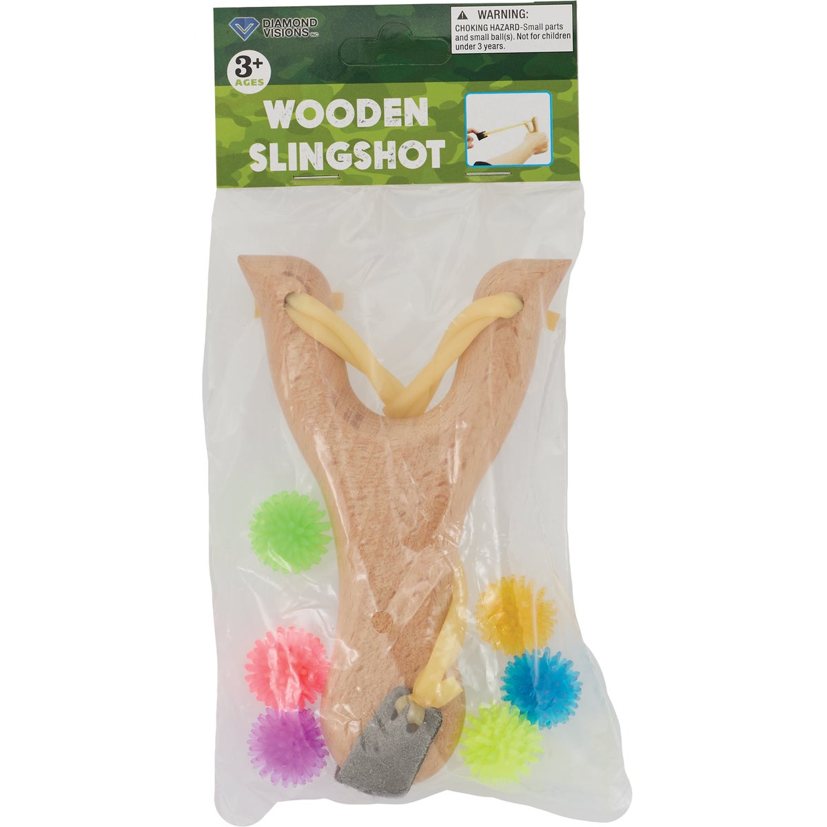 Diamond Visions Wooden Slingshot Image 2
