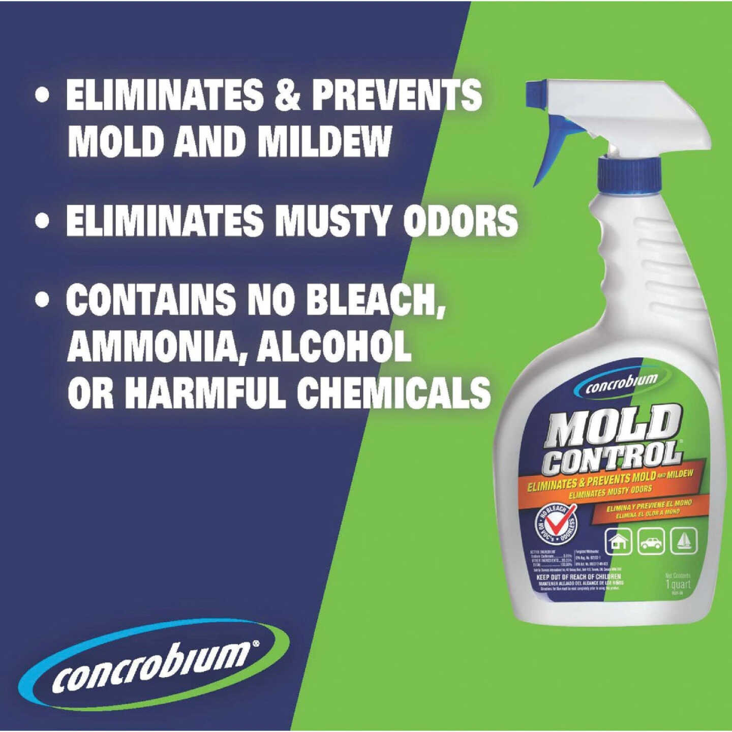 Concrobium Mold Control 1 Gal. Stops & Prevents Mold & Mildew Inhibitor Image 2