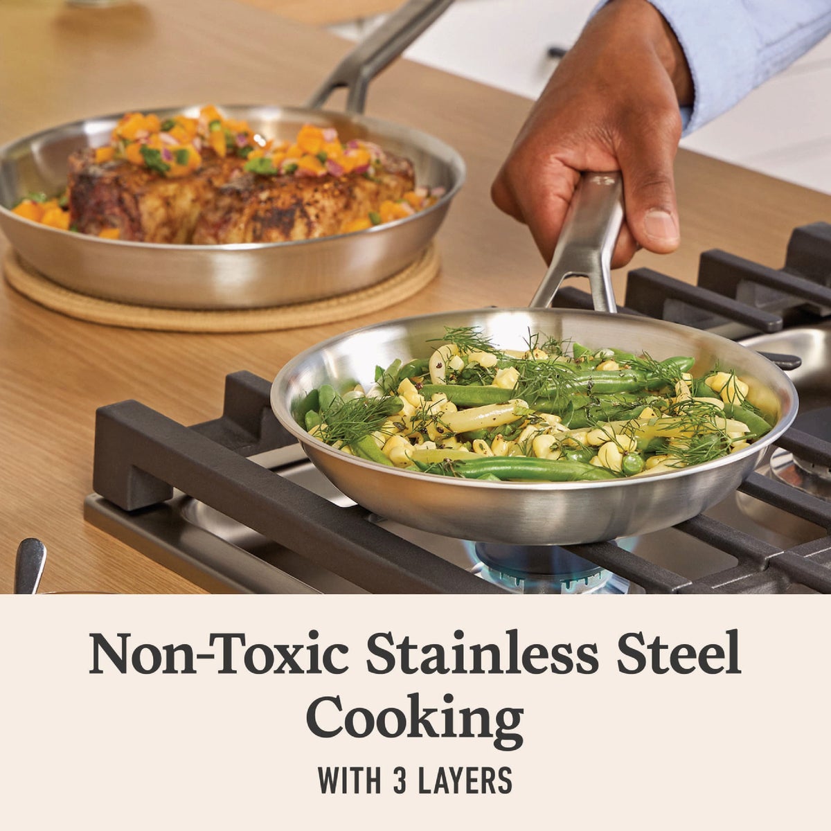 Calphalon Stainless Steel 6-Piece Cookware Set, Silver Image 4