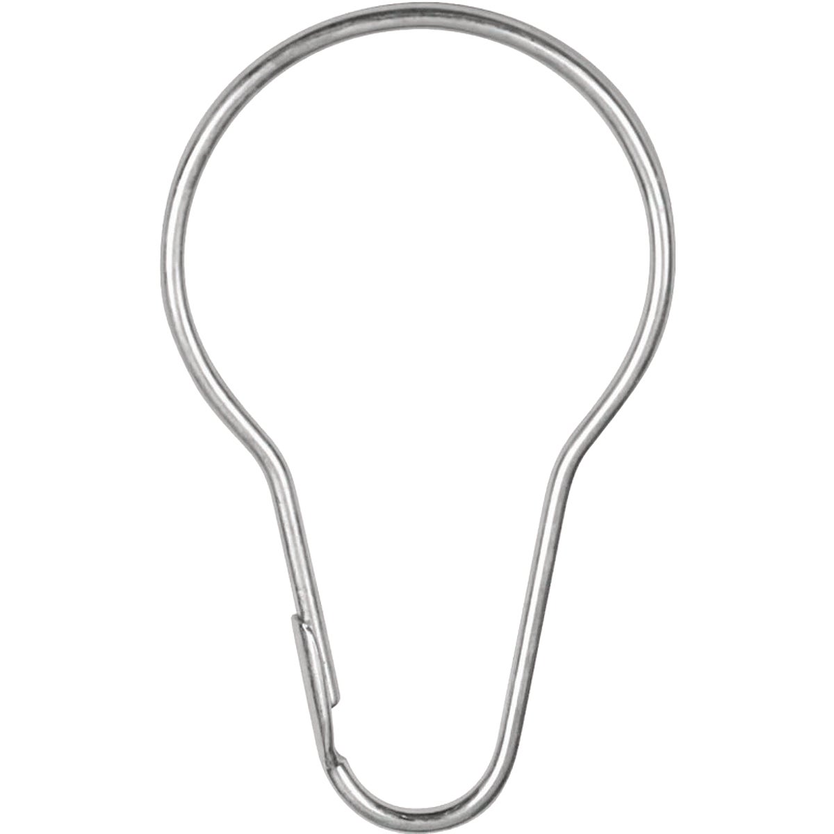 Kenney Chrome Decorative Shower Curtain Ring (12-Count)