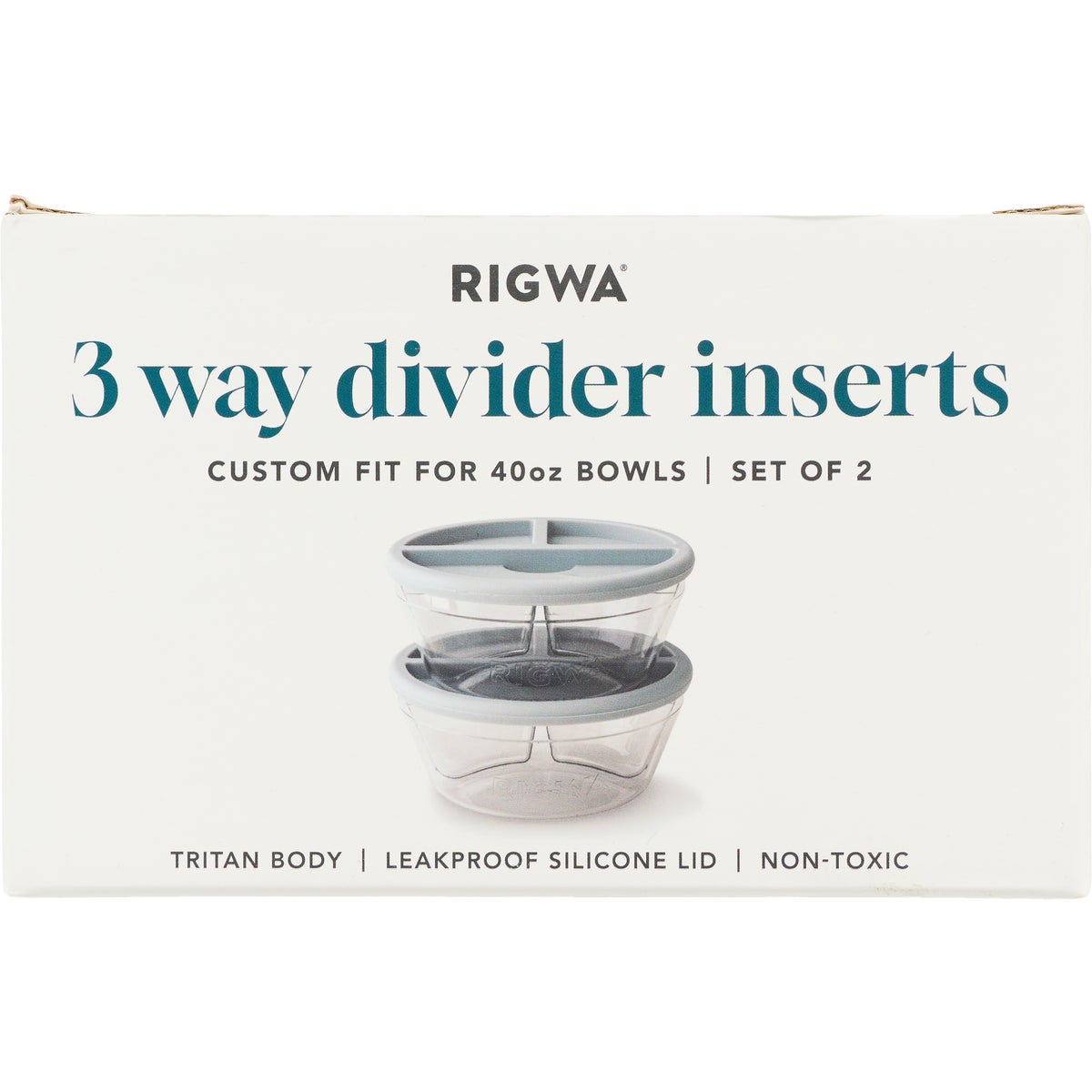 Rigwa Life 3-Way Divider Set for 40 Oz. Bowls Image 4