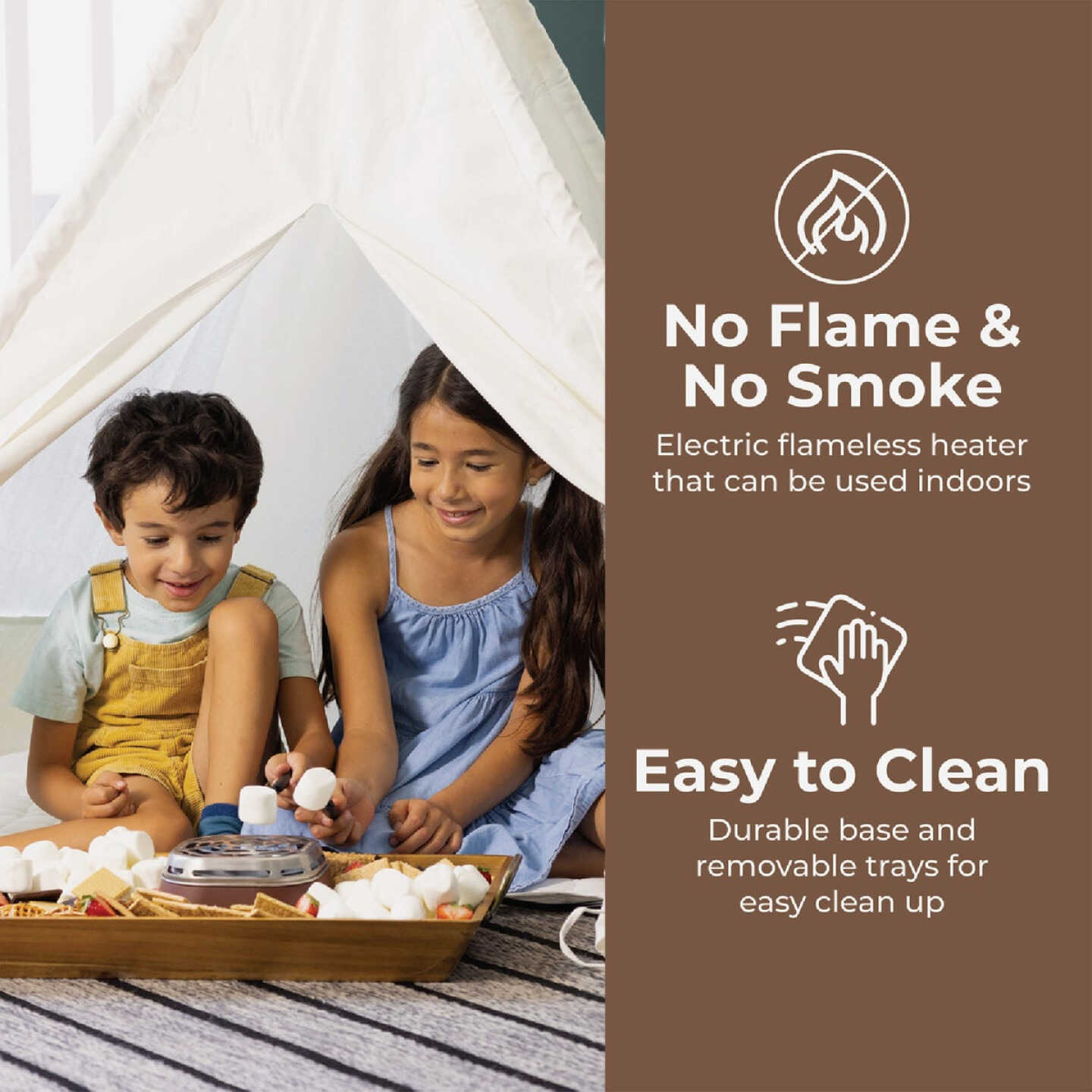 Nostalgia Indoor Electric Stainless Steel S'mores Maker Image 2