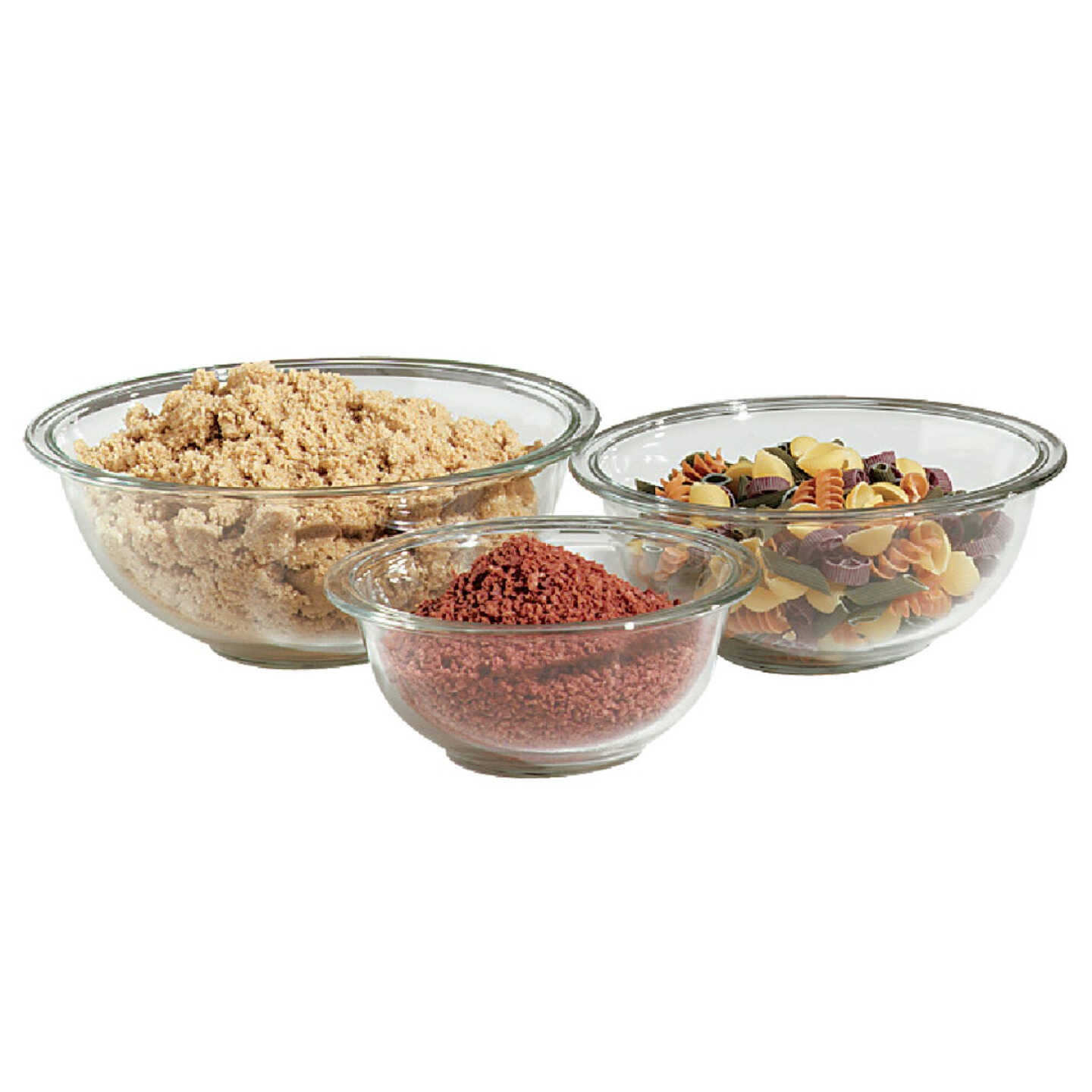 Pyrex Prepware Glass Mixing Bowl Set (3-Piece) Image 1